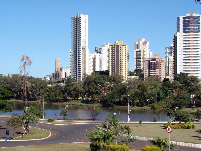 Foto do Lago Igapó em Londrina.